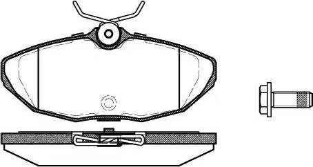 Dr!ve+ DP1010.10.0503 - Brake Pad Set, disc brake autospares.lv