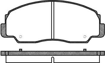 Dr!ve+ DP1010.10.0587 - Brake Pad Set, disc brake autospares.lv