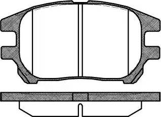 Dr!ve+ DP1010.10.0601 - Brake Pad Set, disc brake autospares.lv