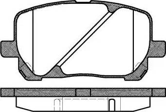 Dr!ve+ DP1010.10.0184 - Brake Pad Set, disc brake autospares.lv