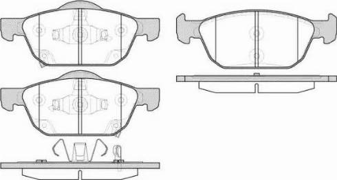 Dr!ve+ DP1010.10.0172 - Brake Pad Set, disc brake autospares.lv