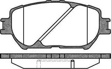 Dr!ve+ DP1010.10.0359 - Brake Pad Set, disc brake autospares.lv