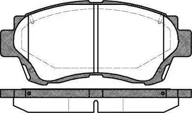 Dr!ve+ DP1010.10.0355 - Brake Pad Set, disc brake autospares.lv