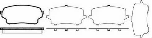 Dr!ve+ DP1010.10.0351 - Brake Pad Set, disc brake autospares.lv