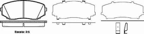 Dr!ve+ DP1010.10.0353 - Brake Pad Set, disc brake autospares.lv