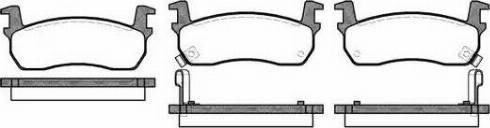 Dr!ve+ DP1010.10.0366 - Brake Pad Set, disc brake autospares.lv