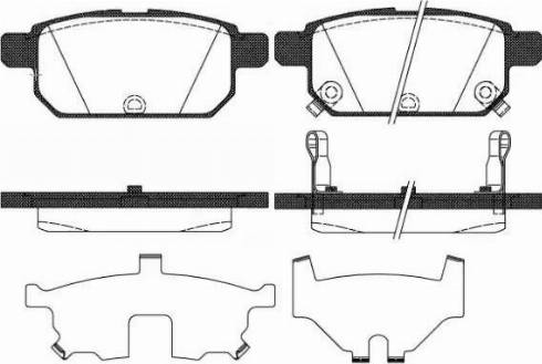 Dr!ve+ DP1010.10.0300 - Brake Pad Set, disc brake autospares.lv