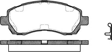 Dr!ve+ DP1010.10.0338 - Brake Pad Set, disc brake autospares.lv