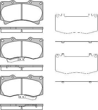 Dr!ve+ DP1010.10.0379 - Brake Pad Set, disc brake autospares.lv