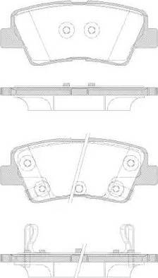 Dr!ve+ DP1010.10.0264 - Brake Pad Set, disc brake autospares.lv