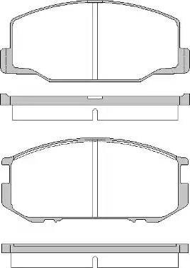 Dr!ve+ DP1010.10.0748 - Brake Pad Set, disc brake autospares.lv