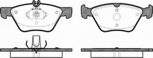 Dr!ve+ DP1010.10.0763 - Brake Pad Set, disc brake autospares.lv