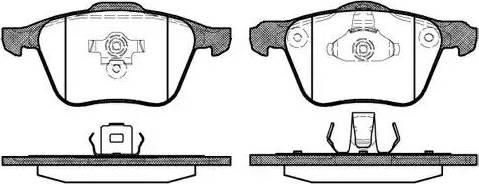 Dr!ve+ DP1010.10.0721 - Brake Pad Set, disc brake autospares.lv