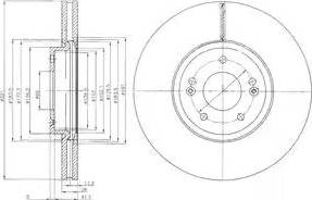 Dr!ve+ DP1010.11.0581 - Brake Disc autospares.lv