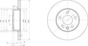 Dr!ve+ DP1010.11.0147 - Brake Disc autospares.lv