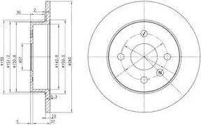 Dr!ve+ DP1010.11.0153 - Brake Disc autospares.lv