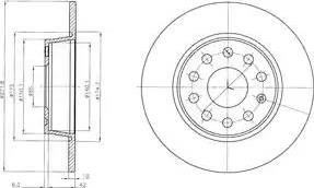 Dr!ve+ DP1010.11.0318 - Brake Disc autospares.lv