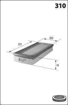 Dr!ve+ DP1110.10.0148 - Air Filter, engine autospares.lv