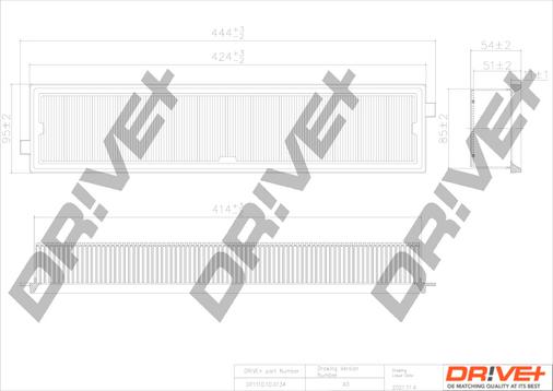 Dr!ve+ DP1110.10.0134 - Air Filter, engine autospares.lv