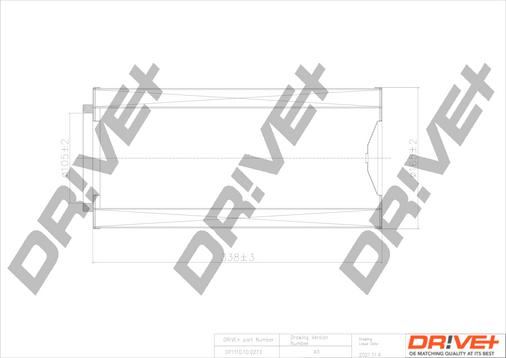 Dr!ve+ DP1110.10.0273 - Air Filter, engine autospares.lv