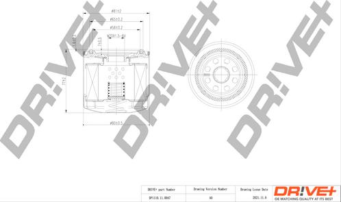 Dr!ve+ DP1110.11.0047 - Oil Filter autospares.lv