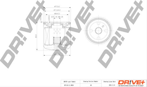 Dr!ve+ DP1110.11.0054 - Oil Filter autospares.lv