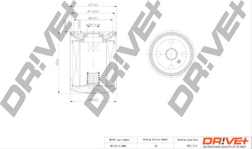 Dr!ve+ DP1110.11.0066 - Oil Filter autospares.lv