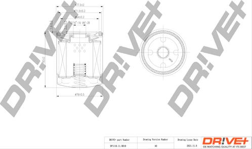 Dr!ve+ DP1110.11.0019 - Oil Filter autospares.lv