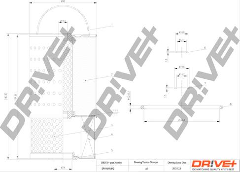 Dr!ve+ DP1110.11.0012 - Oil Filter autospares.lv