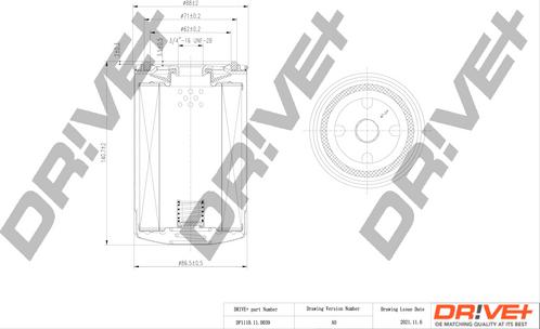 Dr!ve+ DP1110.11.0039 - Oil Filter autospares.lv