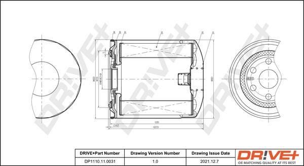 Dr!ve+ DP1110.11.0031 - Oil Filter autospares.lv