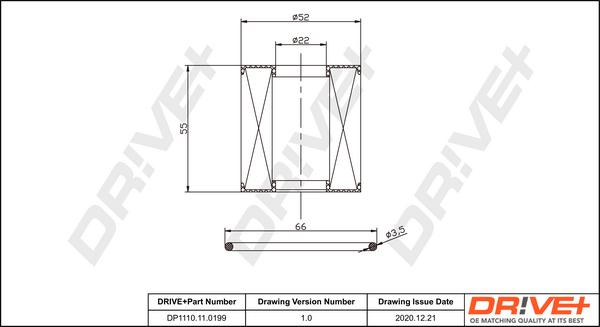 Dr!ve+ DP1110.11.0199 - Oil Filter autospares.lv