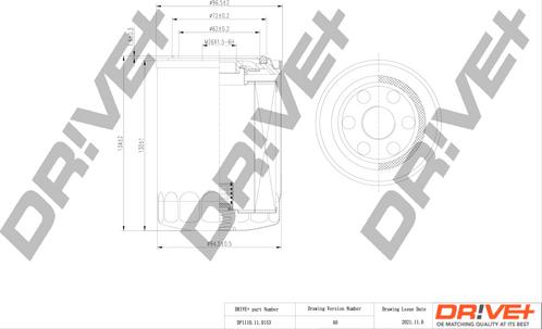 Dr!ve+ DP1110.11.0153 - Oil Filter autospares.lv