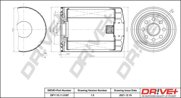 Dr!ve+ DP1110.11.0167 - Oil Filter autospares.lv