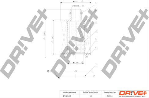 Dr!ve+ DP1110.11.0107 - Oil Filter autospares.lv