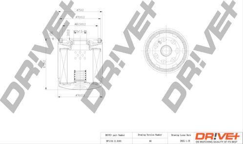 Dr!ve+ DP1110.11.0181 - Oil Filter autospares.lv