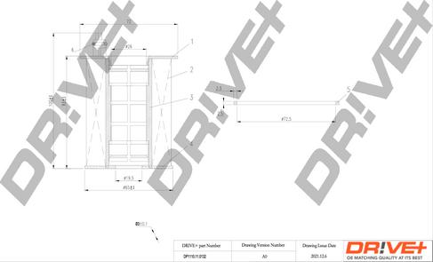 Dr!ve+ DP1110.11.0132 - Oil Filter autospares.lv