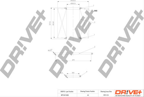 Dr!ve+ DP1110.11.0123 - Oil Filter autospares.lv