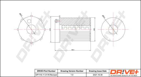 Dr!ve+ DP1110.11.0178 - Oil Filter autospares.lv