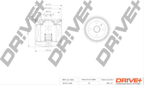Dr!ve+ DP1110.11.0345 - Oil Filter autospares.lv