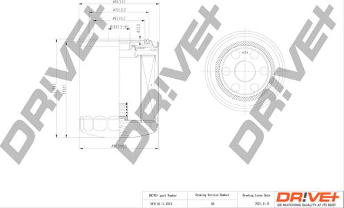 Dr!ve+ DP1110.11.0313 - Oil Filter autospares.lv