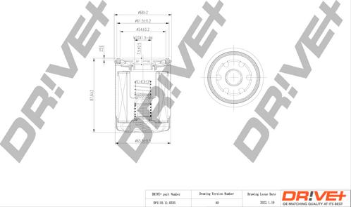 Dr!ve+ DP1110.11.0335 - Oil Filter autospares.lv