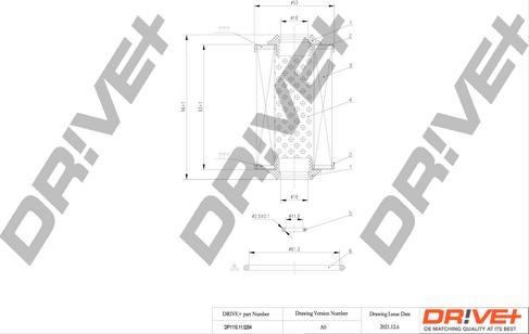 Dr!ve+ DP1110.11.0254 - Oil Filter autospares.lv