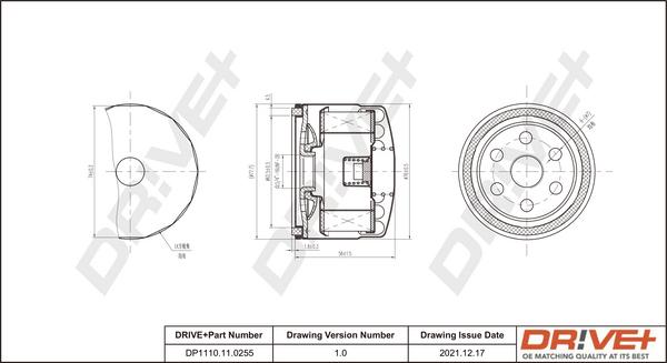 Dr!ve+ DP1110.11.0255 - Oil Filter autospares.lv