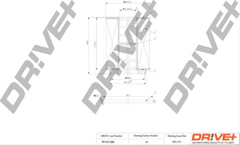 Dr!ve+ DP1110.11.0230 - Oil Filter autospares.lv