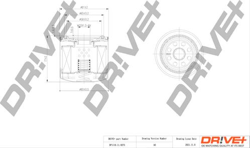 Dr!ve+ DP1110.11.0275 - Oil Filter autospares.lv