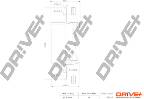 Dr!ve+ DP1110.13.0120 - Fuel filter autospares.lv