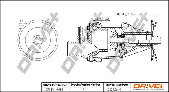 Dr!ve+ DP2310.10.082 - Water Pump autospares.lv