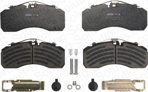 DSS 160091OEM - Brake Pad Set, disc parking brake autospares.lv