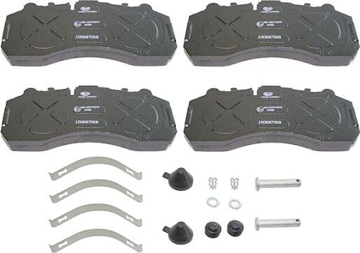 DSS 106414ALT - Brake Pad Set, disc parking brake autospares.lv